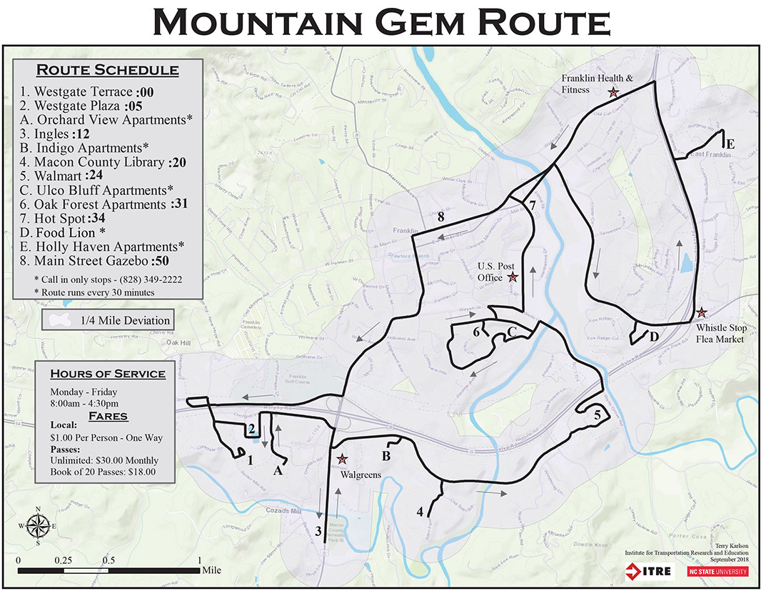 Macon County Transit Mountain Gem Route